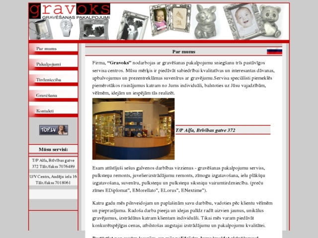 Gravoks, SIA